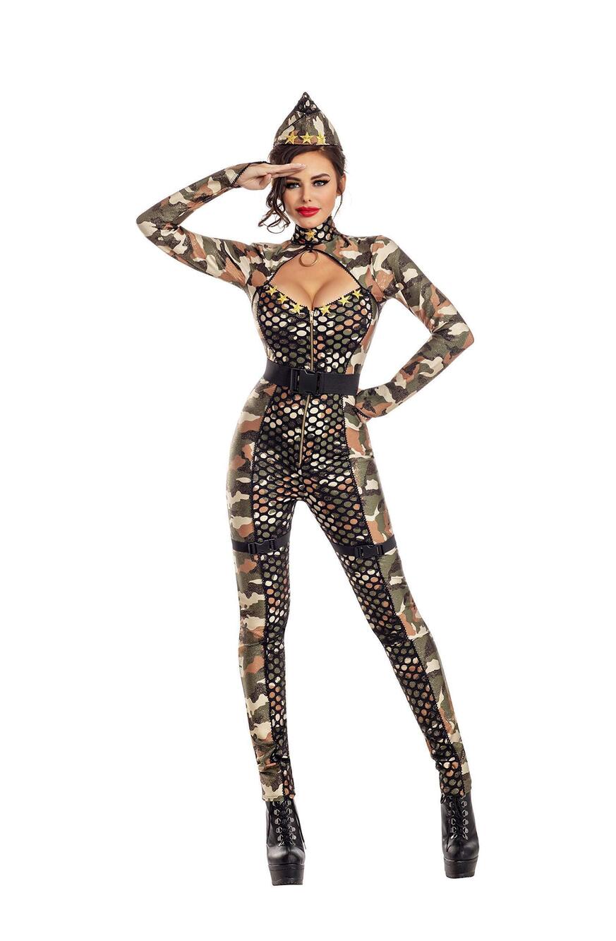 7304 Plus Size Army Cadet, 1X Green